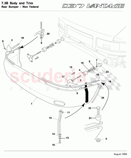 Part Diagram for Aston Martin 78-122933-AA