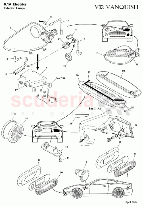 Part Diagram for Aston Martin 1R12-372722-AA