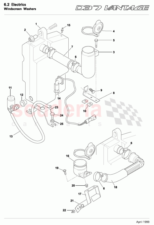 Part Diagram for Aston Martin 699903