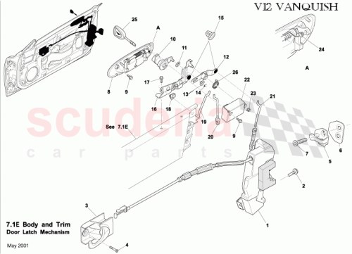 Part Diagram for Aston Martin 699208