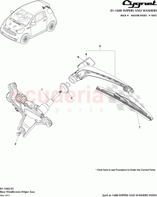 Part Diagram for Aston Martin 90179-06158