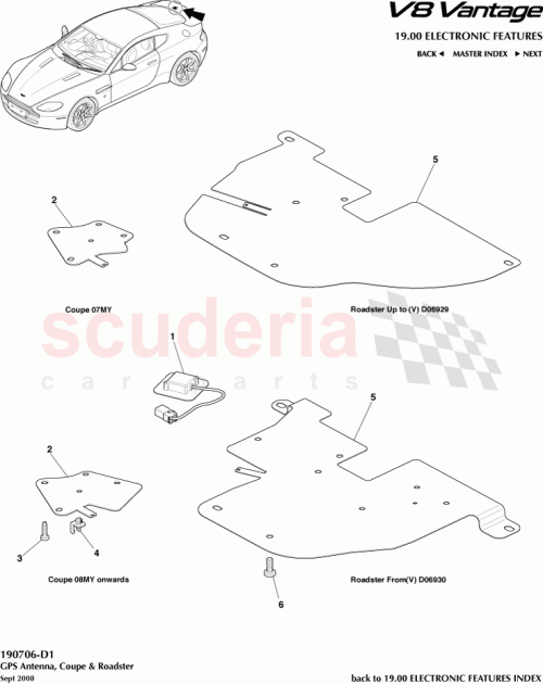 Part Diagram for Aston Martin 6G3318C961BE