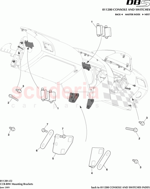 Part Diagram for Aston Martin 6G33-AWR3368-AA