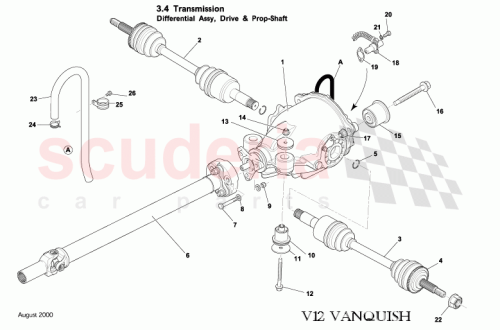 Part Diagram for Aston Martin 1R12-27-10327
