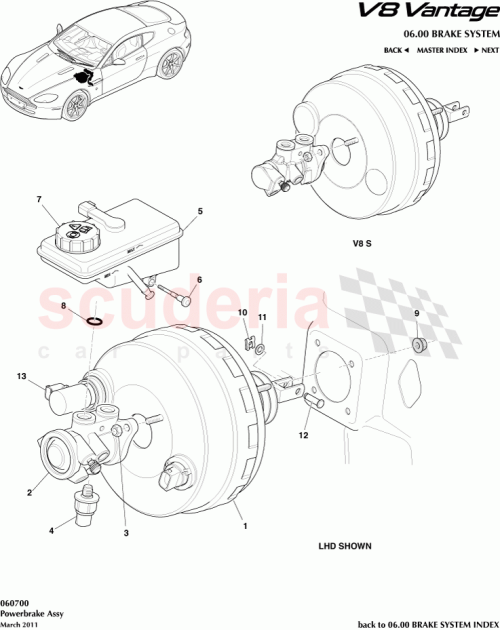 Part Diagram for Aston Martin 4G432005AB