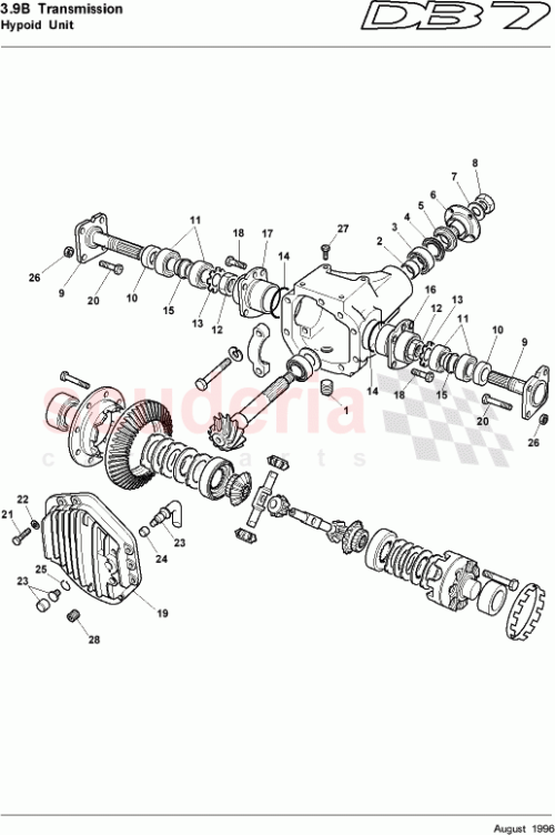 Part Diagram for Aston Martin 26-19099