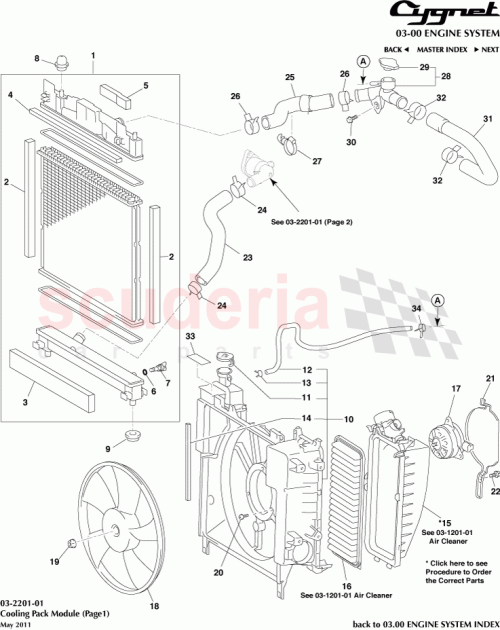 Part Diagram for Aston Martin 16571-47060