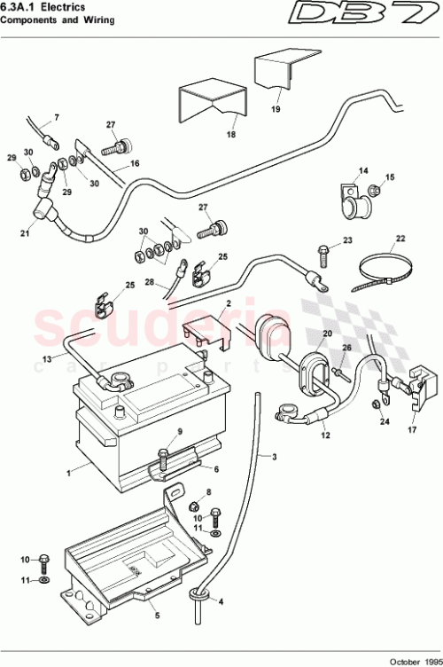 Part Diagram for Aston Martin 37-86456