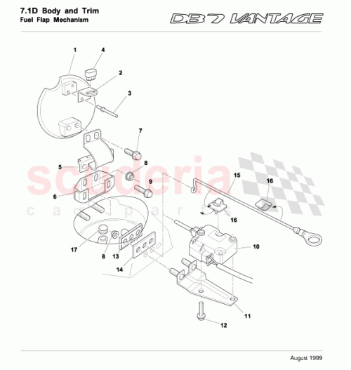 Part Diagram for Aston Martin 68-82383