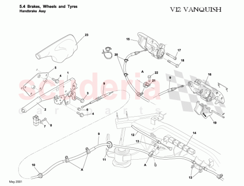 Part Diagram for Aston Martin 1R12-280213-AA