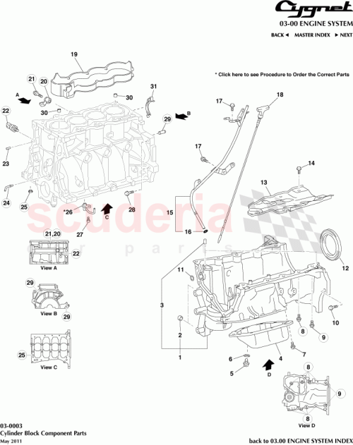 Part Diagram for Aston Martin 96741-19010