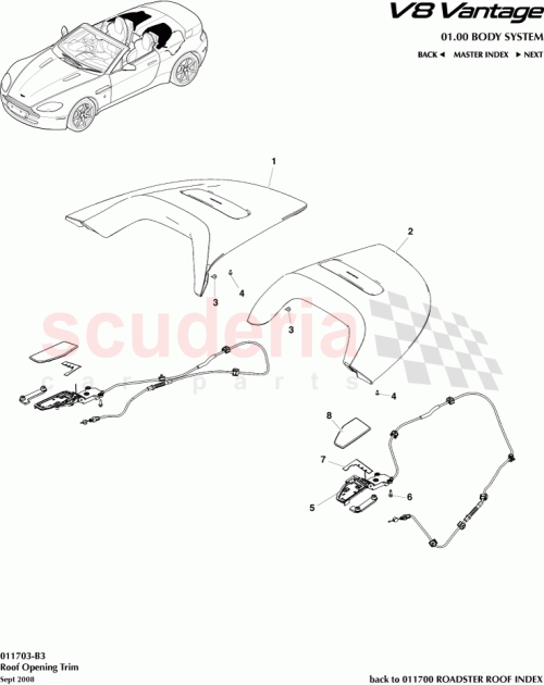Part Diagram for Aston Martin 6G33-L21284-ADW