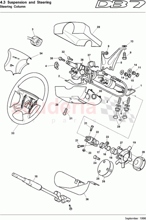 Part Diagram for Aston Martin 25-84563