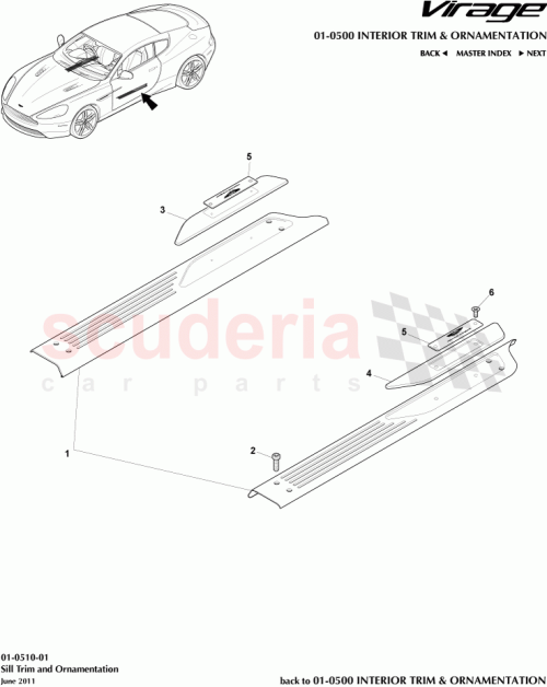 Part Diagram for Aston Martin 8D4313255AA