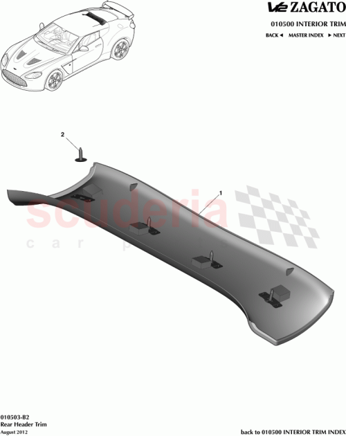 Part Diagram for Aston Martin CY83-N31010-BAW