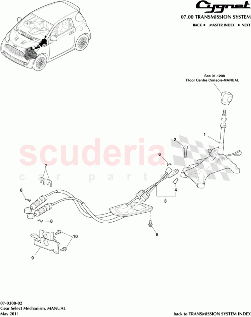 Part Diagram for Aston Martin 90468-14029