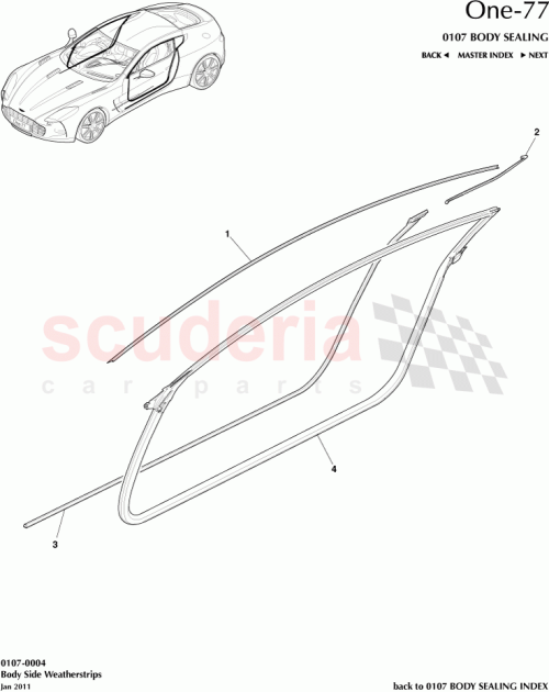 Part Diagram for Aston Martin 12023-03-7236-AA