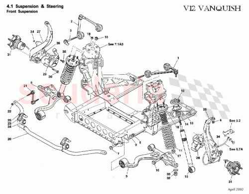 Part Diagram for Aston Martin 1R12-230435-AA