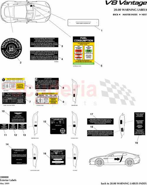 Part Diagram for Aston Martin BG3369014KA