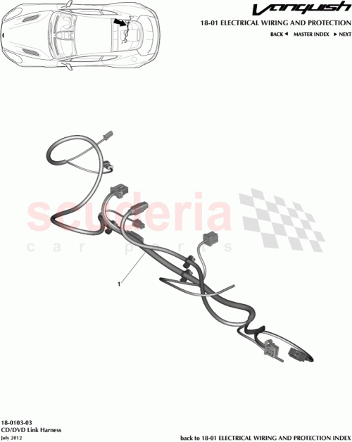 Part Diagram for Aston Martin ED33-9137-BB