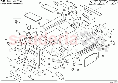 Part Diagram for Aston Martin 85-123877-AA