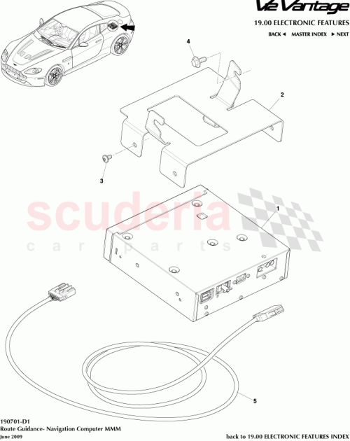 Part Diagram for Aston Martin 6G33-10E887-FC