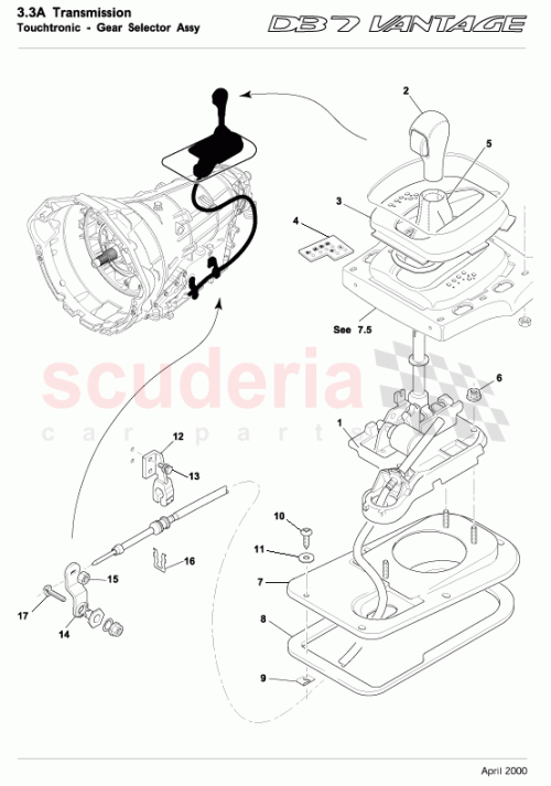 Part Diagram for Aston Martin 80123683AE