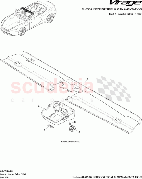 Part Diagram for Aston Martin 9G33L03409AD
