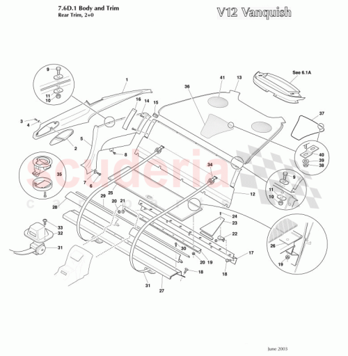 Part Diagram for Aston Martin 4R12-833306-AA