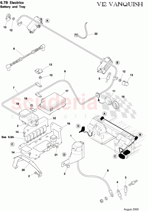 Part Diagram for Aston Martin 1R12-372740-AD