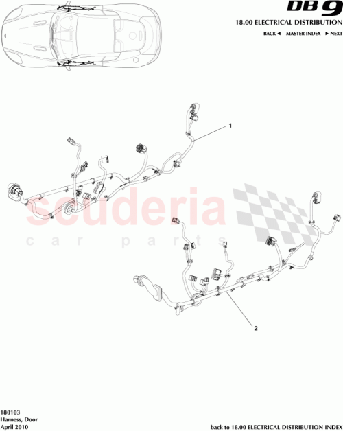 Part Diagram for Aston Martin 7G43-14631-AD