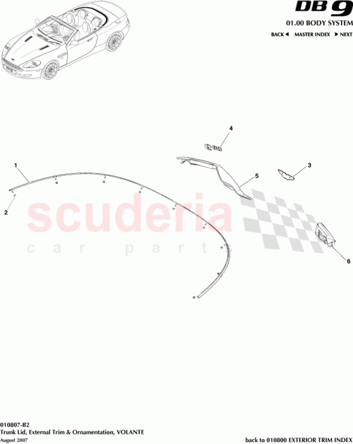 Part Diagram for Aston Martin 4G43-1228494-DC