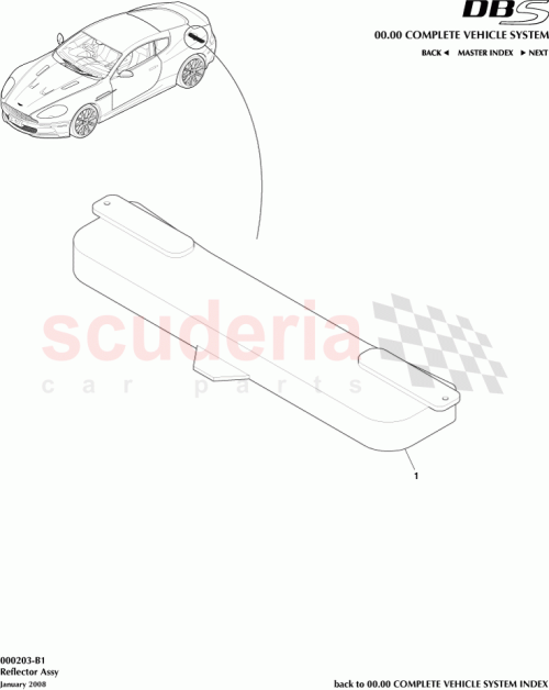 Part Diagram for Aston Martin 4G4319F526AA