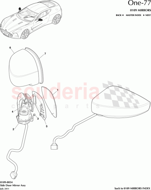 Part Diagram for Aston Martin 12023-03-7176-AA