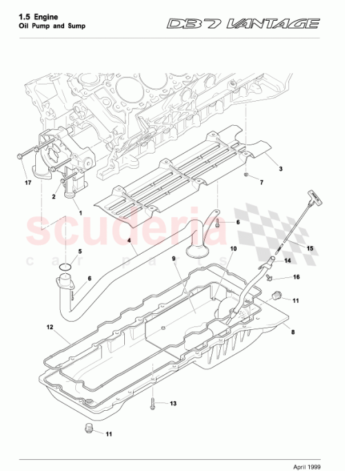 Part Diagram for Aston Martin 97-123469-AB