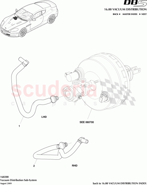 Part Diagram for Aston Martin 8D33-J1403-AA