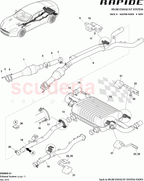 Part Diagram for Aston Martin AD435220BA