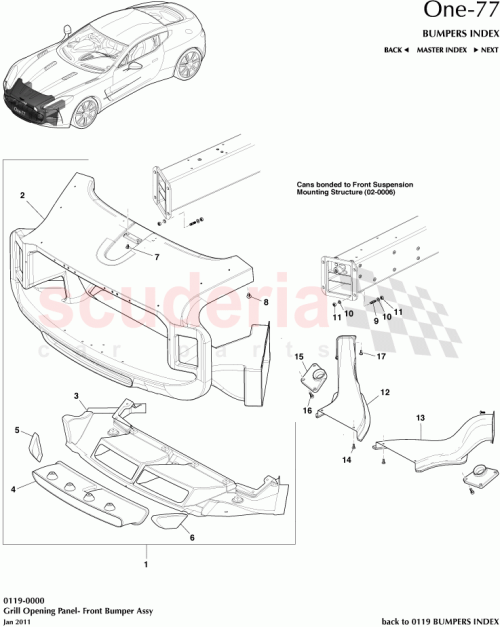 Part Diagram for Aston Martin 12023-04-1090-AC