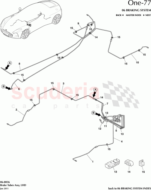 Part Diagram for Aston Martin 12023-03-7040-AB
