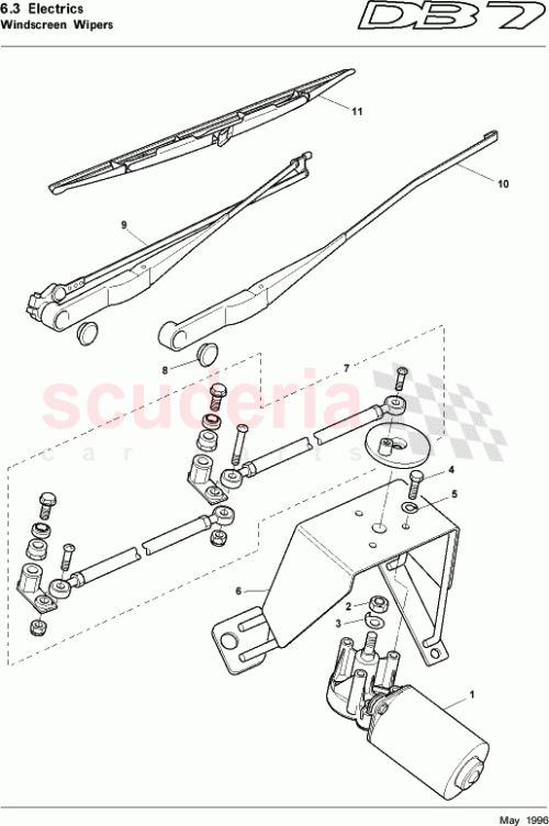 Part Diagram for Aston Martin 37-124408-AA