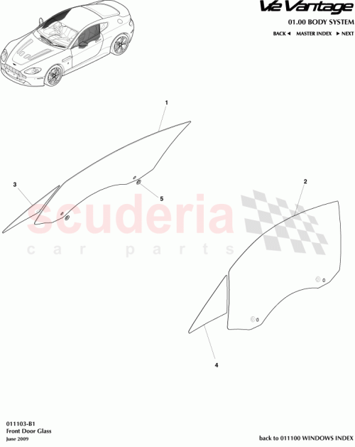 Part Diagram for Aston Martin 6G33-C21411-DA