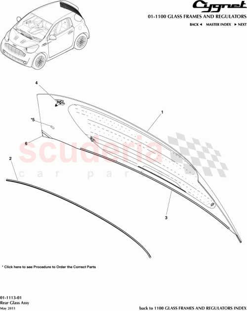 Part Diagram for Aston Martin 64814-74010