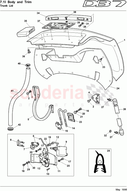 Part Diagram for Aston Martin 67-84058