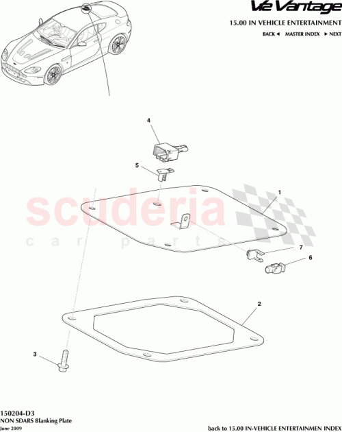 Part Diagram for Aston Martin 7H2T-14A459-AGA