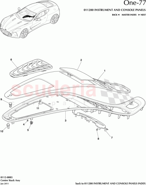 Part Diagram for Aston Martin 12023-14-6027-LL