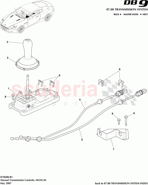 Part Diagram for Aston Martin 4G437K390BA