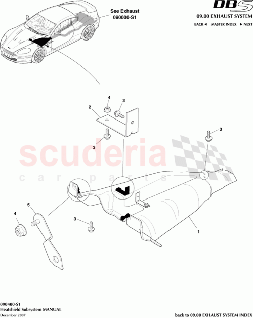 Part Diagram for Aston Martin 4G43-C5K286-AC