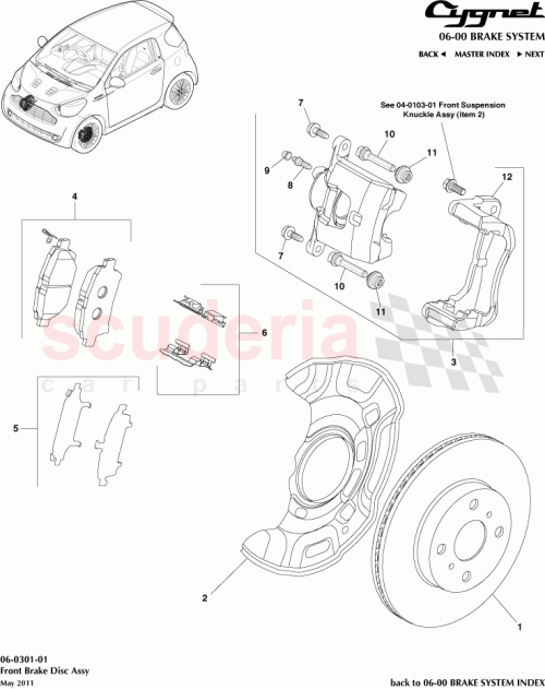Part Diagram for Aston Martin 47715-52010
