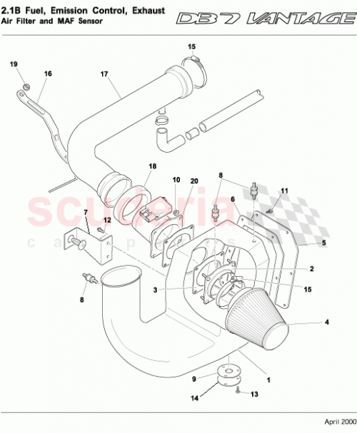 Part Diagram for Aston Martin 12-120279-AB