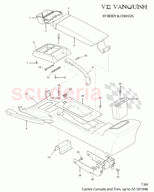 Part Diagram for Aston Martin 3R12833473ABW